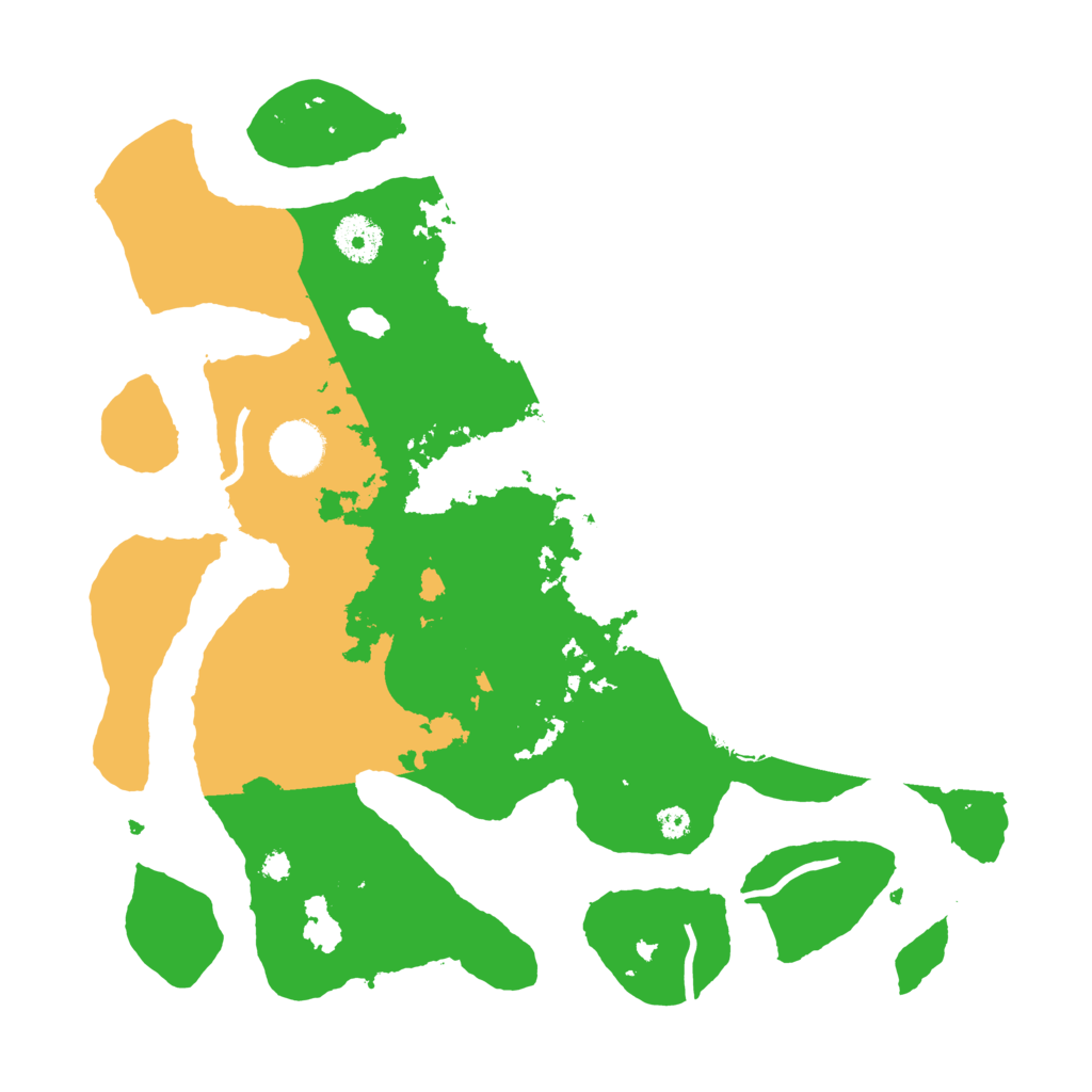 Biome Rust Map: Procedural Map, Size: 3500, Seed: 9481023