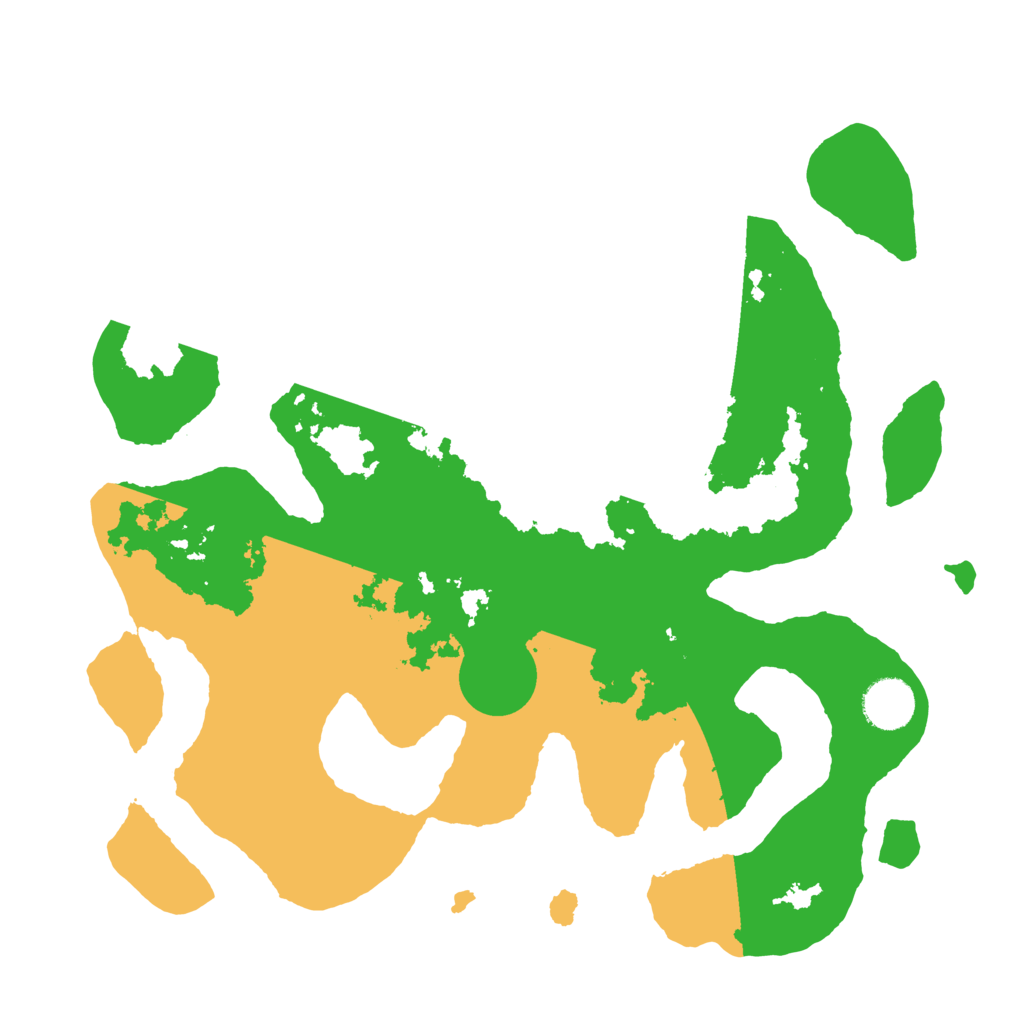 Biome Rust Map: Barren, Size: 3500, Seed: 1115632