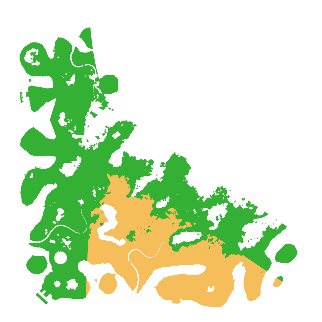 Biome Rust Map: Procedural Map, Size: 4500, Seed: 4937984