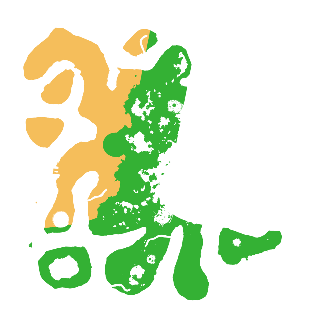 Biome Rust Map: Procedural Map, Size: 3500, Seed: 5349064