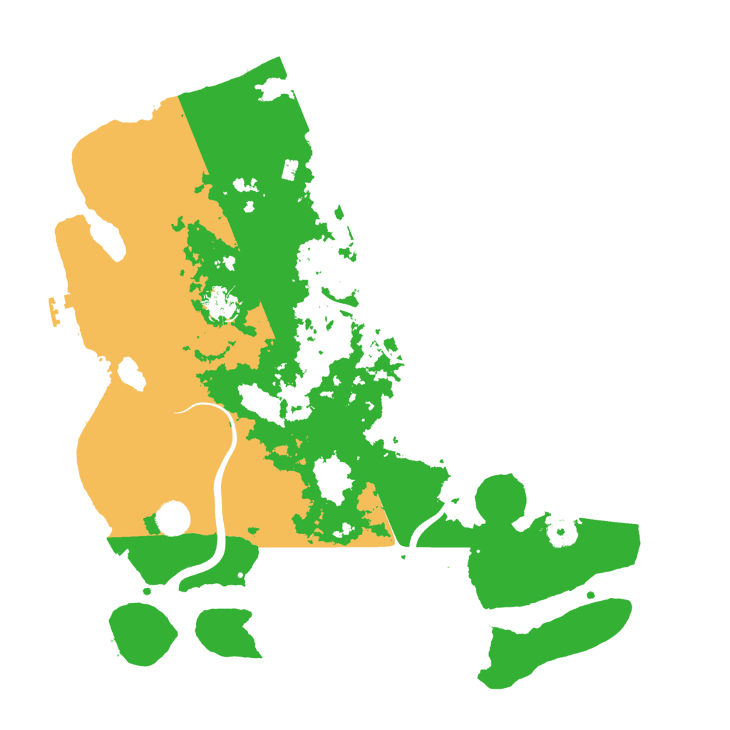 Biome Rust Map: Procedural Map, Size: 3800, Seed: 3554556