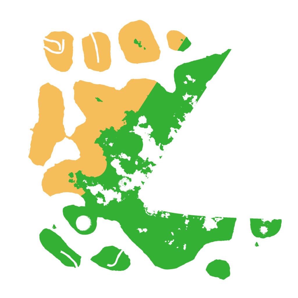 Biome Rust Map: Procedural Map, Size: 3500, Seed: 5341312