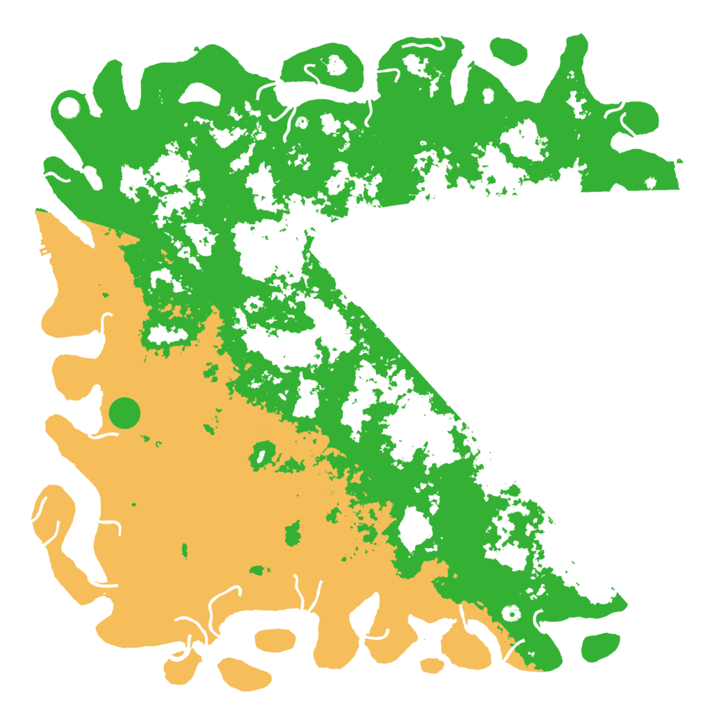 Biome Rust Map: Procedural Map, Size: 6000, Seed: 34646056