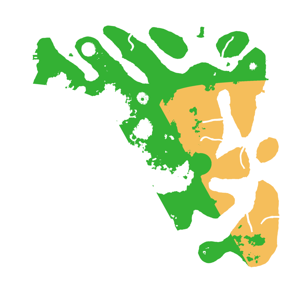 Biome Rust Map: Procedural Map, Size: 3800, Seed: 2579