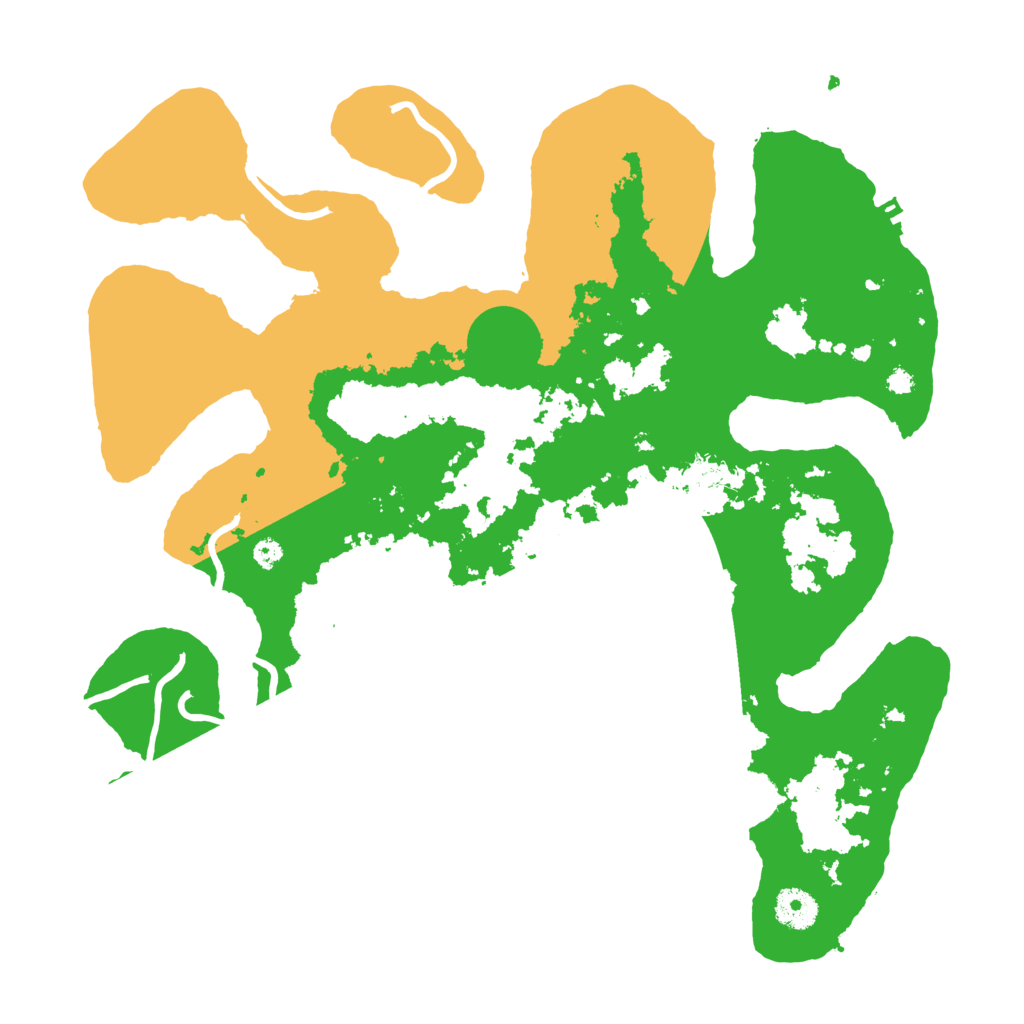 Biome Rust Map: Procedural Map, Size: 3700, Seed: 1770847