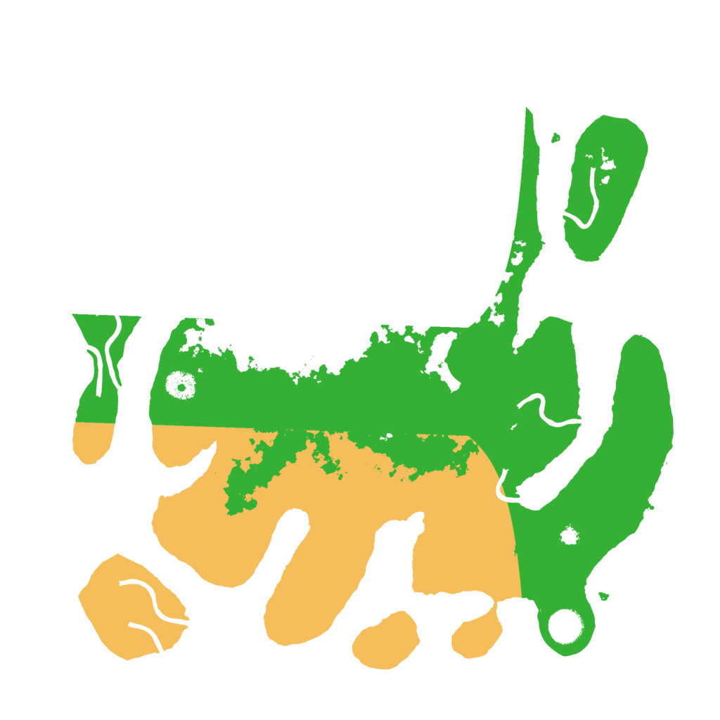 Biome Rust Map: Procedural Map, Size: 3700, Seed: 1671375820