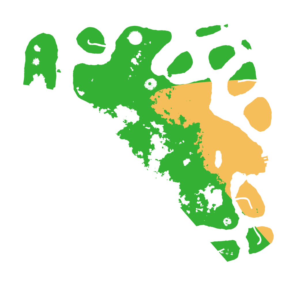 Biome Rust Map: Procedural Map, Size: 3800, Seed: 3035