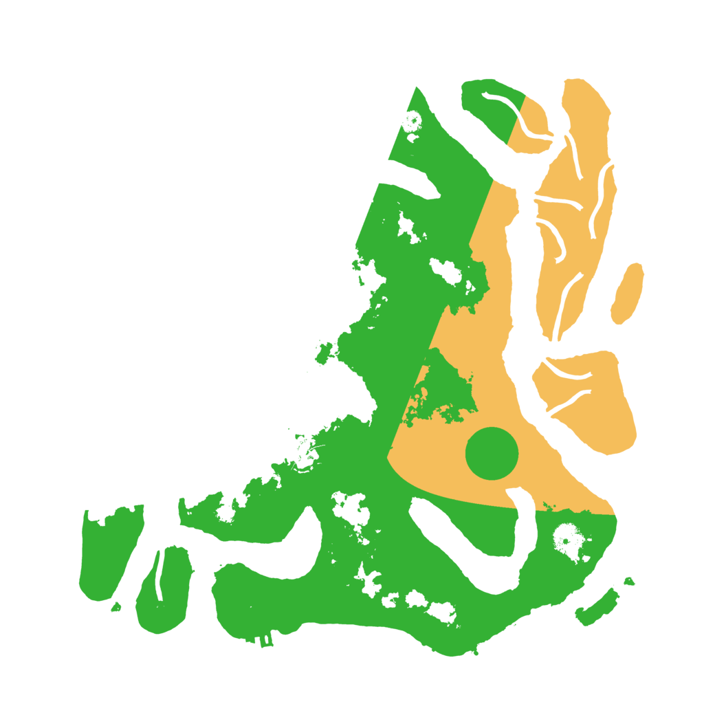 Biome Rust Map: Procedural Map, Size: 3500, Seed: 1793981083