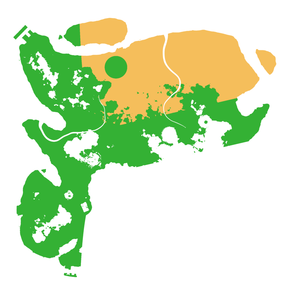 Biome Rust Map: Procedural Map, Size: 3500, Seed: 1269545399