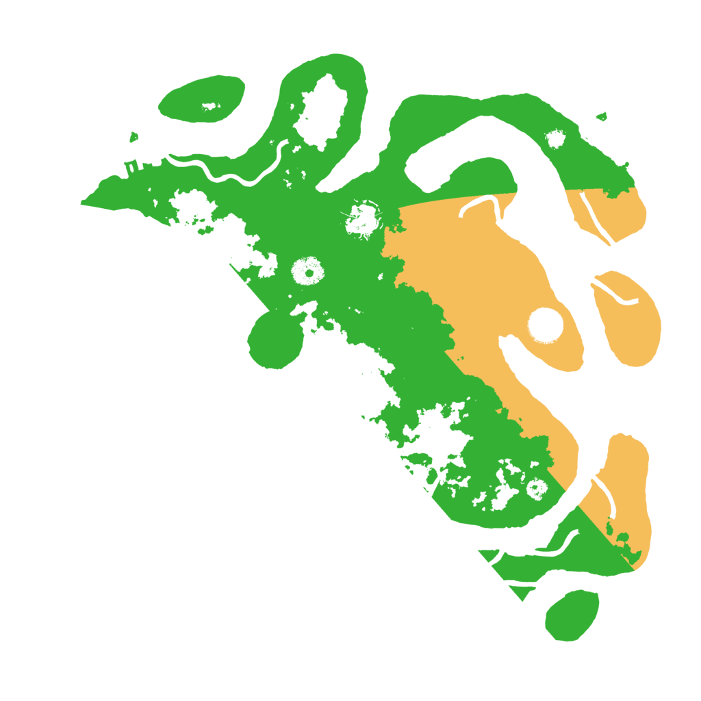 Biome Rust Map: Procedural Map, Size: 3500, Seed: 4361313