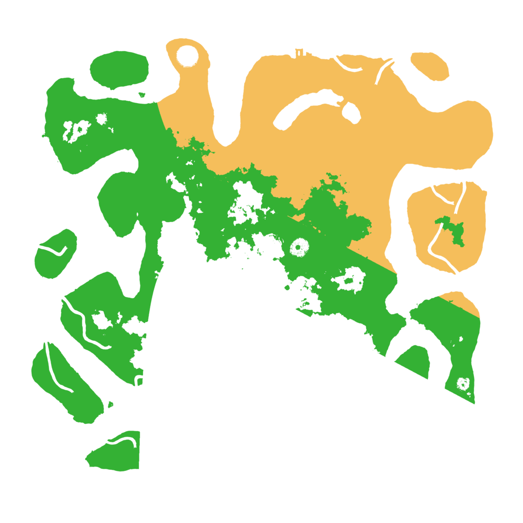 Biome Rust Map: Procedural Map, Size: 4250, Seed: 661128344