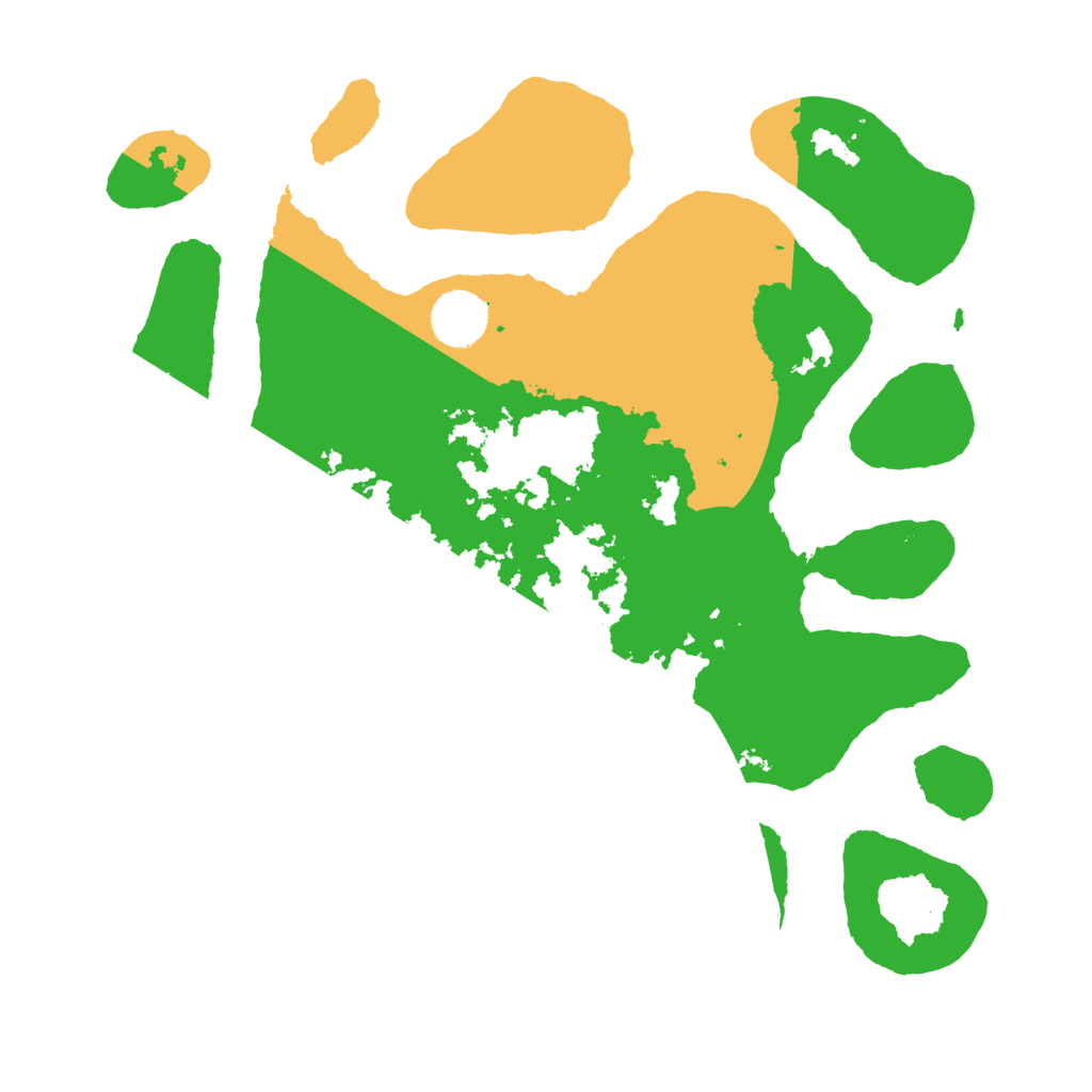 Biome Rust Map: Barren, Size: 3500, Seed: 5079241