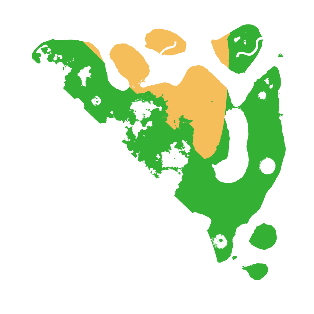 Biome Rust Map: Procedural Map, Size: 3500, Seed: 195585129