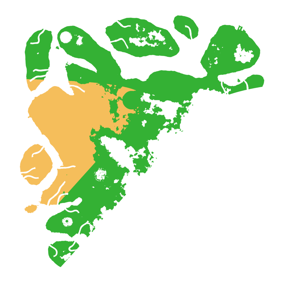 Biome Rust Map: Procedural Map, Size: 4500, Seed: 42988926