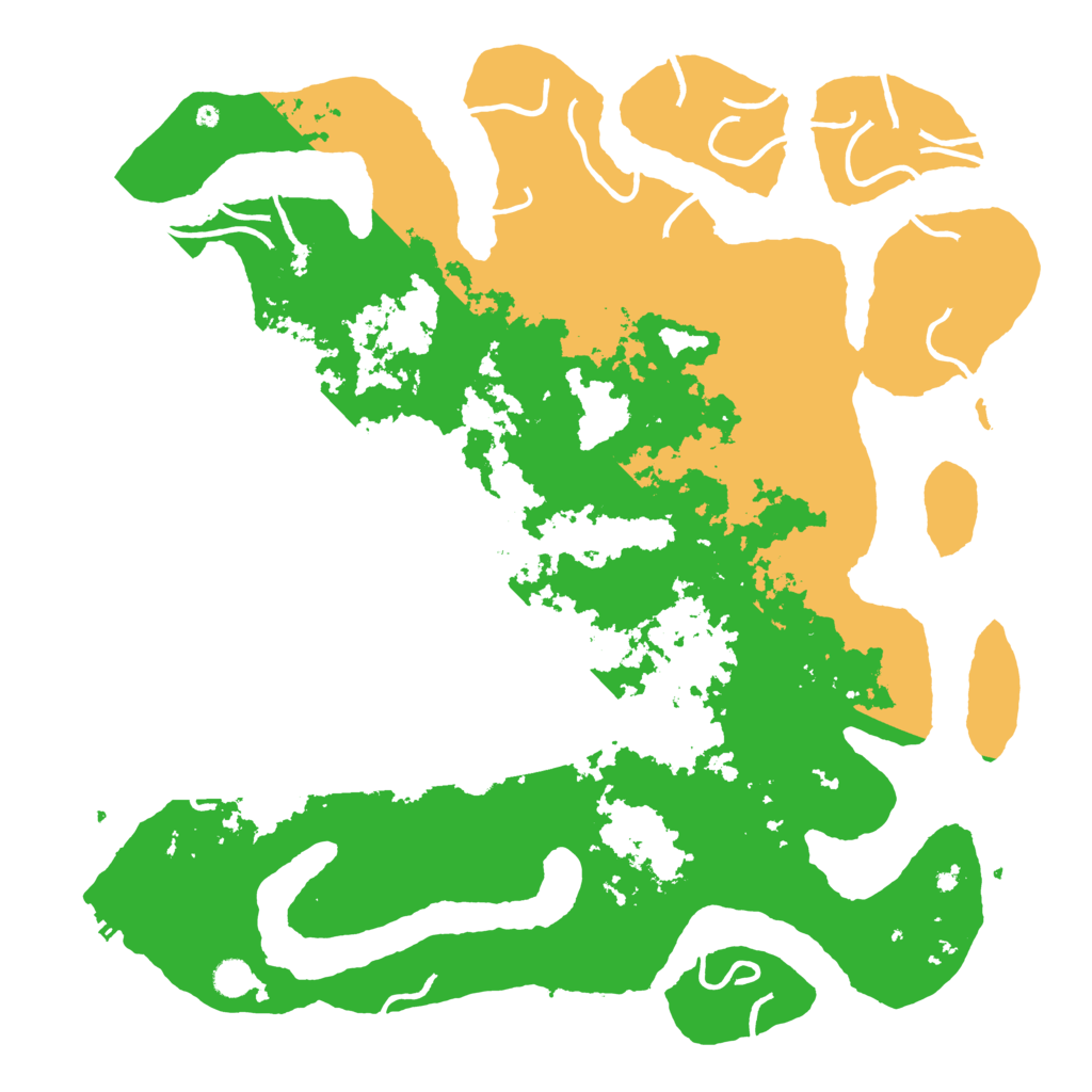 Biome Rust Map: Procedural Map, Size: 5000, Seed: 1628523264