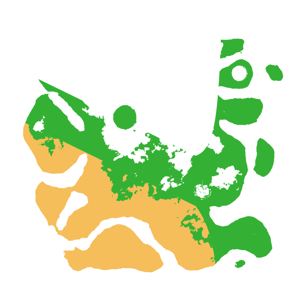 Biome Rust Map: Barren, Size: 3500, Seed: 2001877