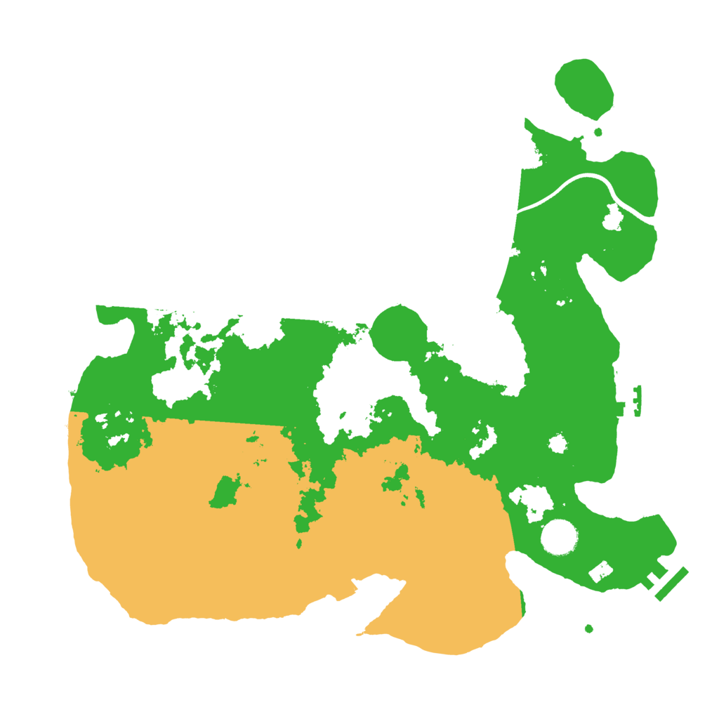 Biome Rust Map: Procedural Map, Size: 3500, Seed: 3909472