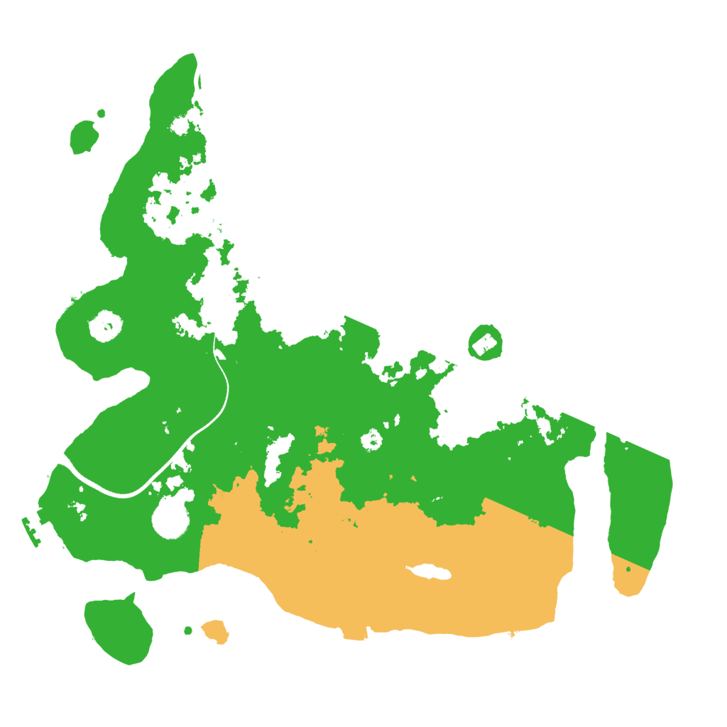 Biome Rust Map: Procedural Map, Size: 3500, Seed: 1683169164