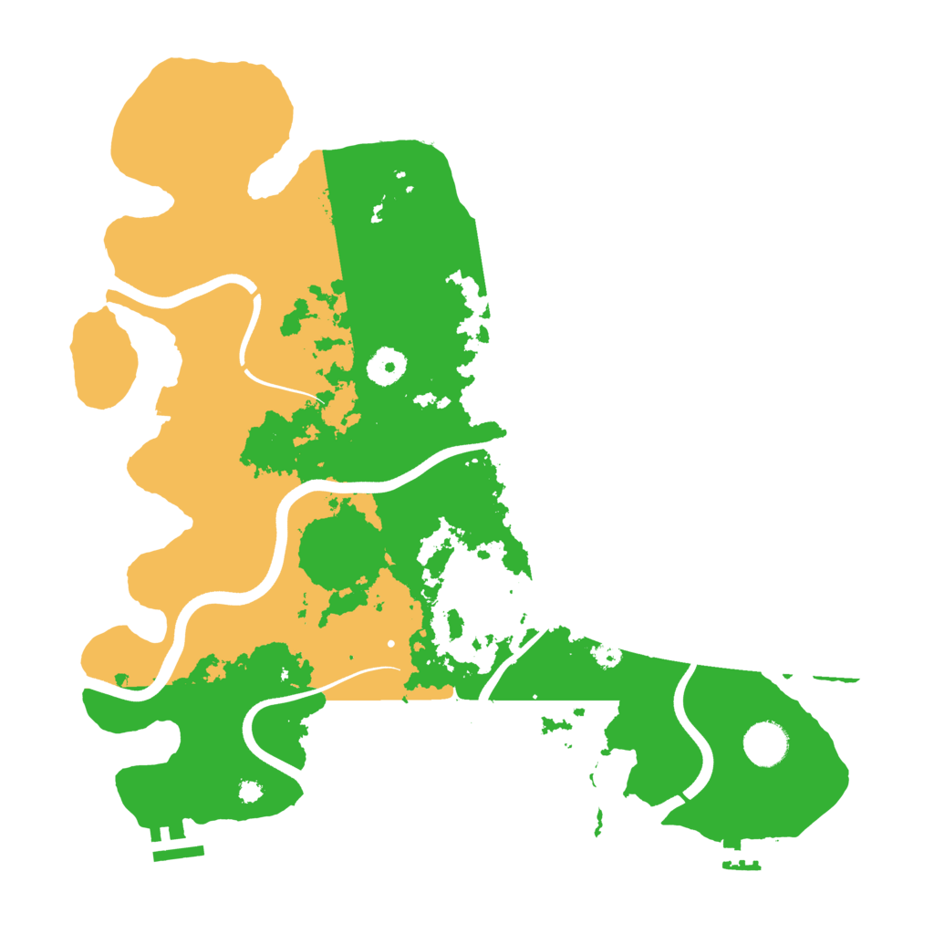 Biome Rust Map: Procedural Map, Size: 3700, Seed: 6114502