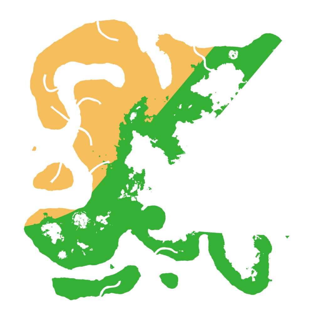 Biome Rust Map: Procedural Map, Size: 3500, Seed: 180037001