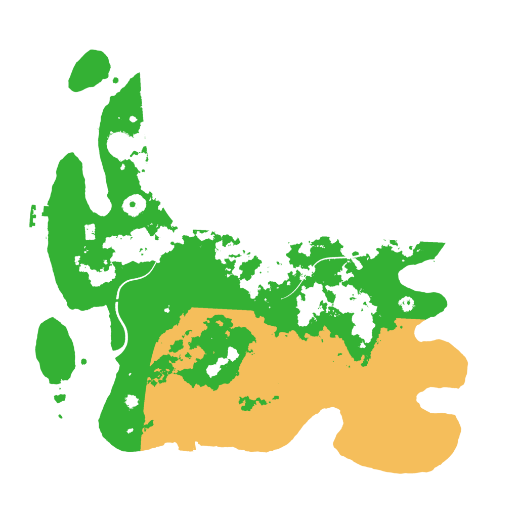 Biome Rust Map: Procedural Map, Size: 3500, Seed: 3448218