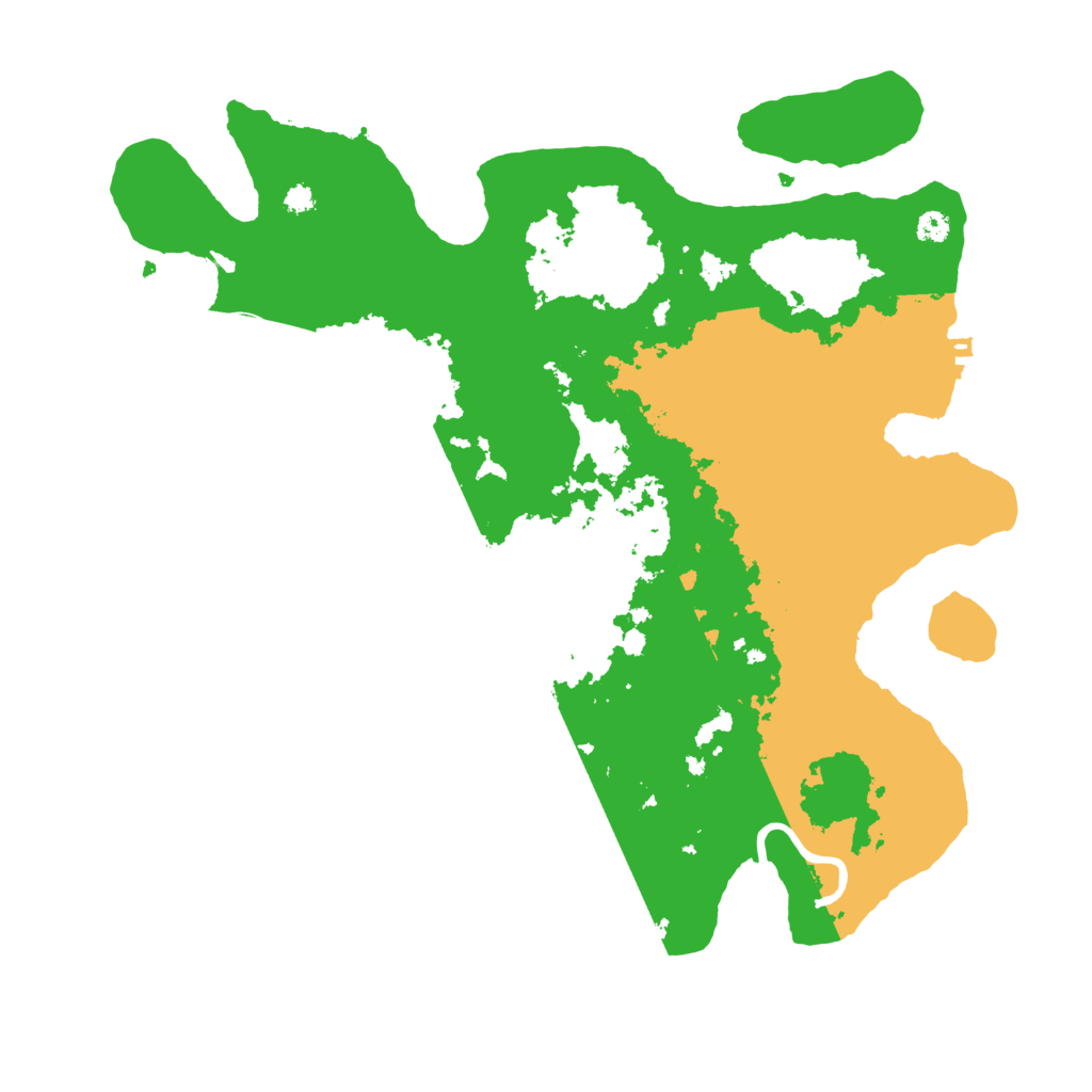 Biome Rust Map: Procedural Map, Size: 3500, Seed: 3689725