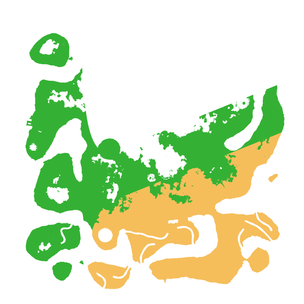 Biome Rust Map: Procedural Map, Size: 3800, Seed: 898458