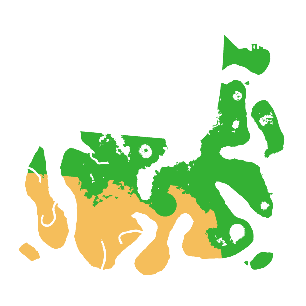 Biome Rust Map: Procedural Map, Size: 3500, Seed: 5150028