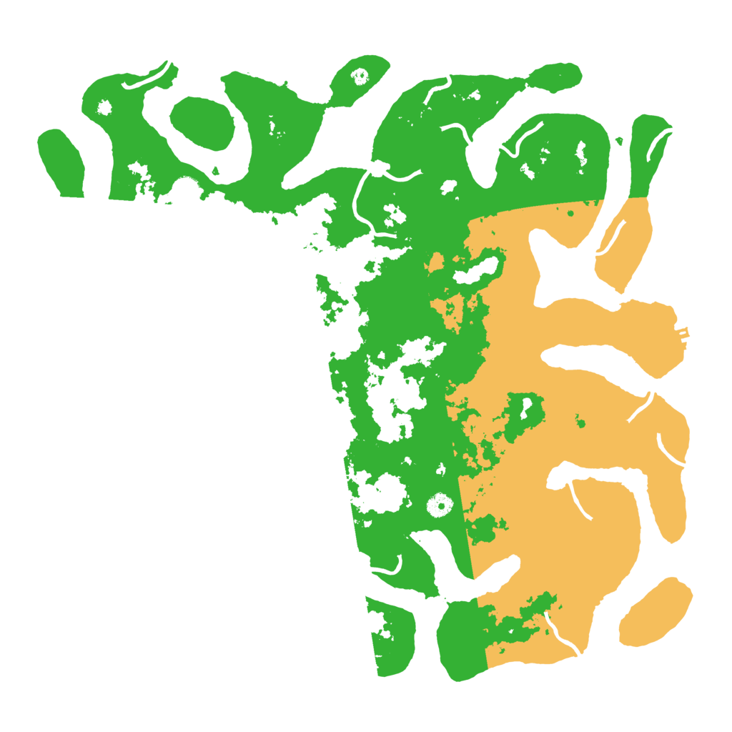 Biome Rust Map: Procedural Map, Size: 4500, Seed: 5848736