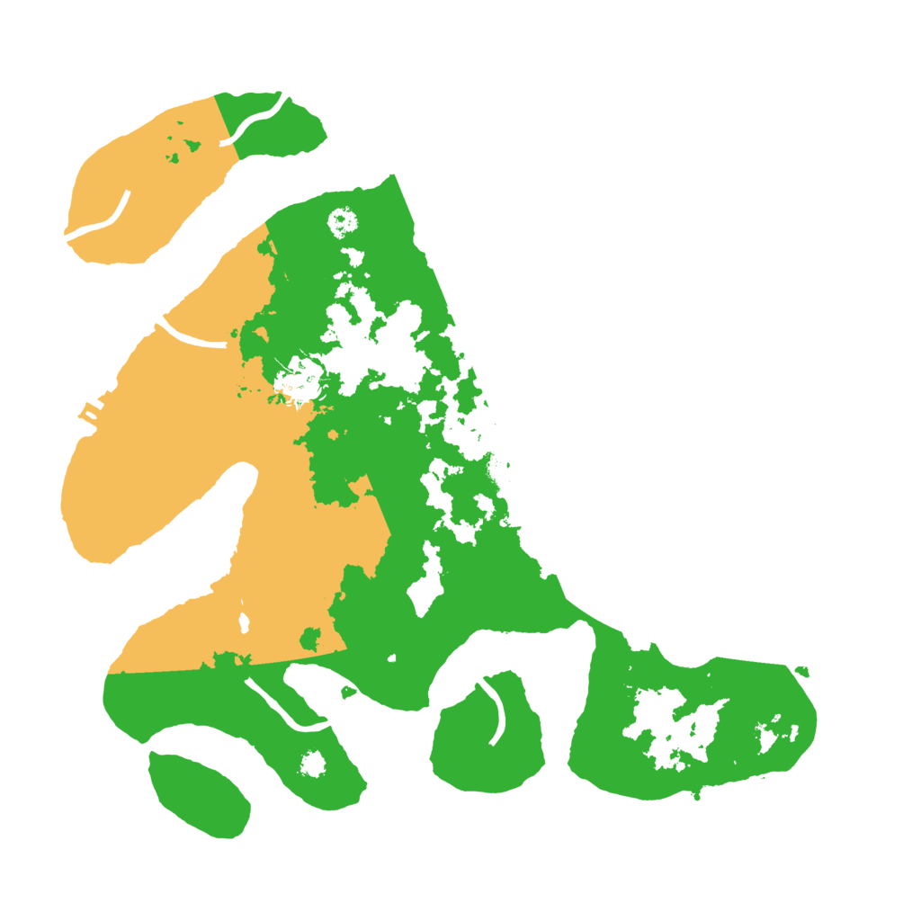 Biome Rust Map: Procedural Map, Size: 3200, Seed: 234015105