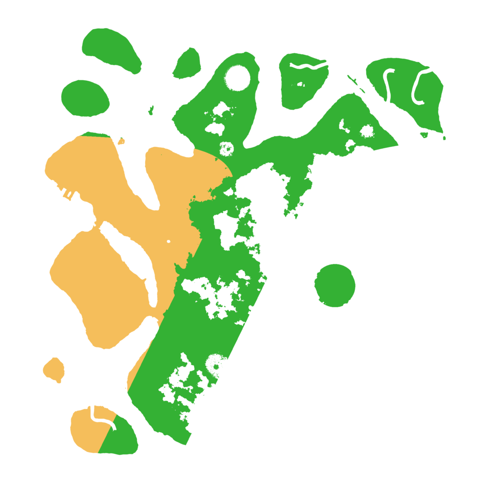 Biome Rust Map: Procedural Map, Size: 3500, Seed: 2026802550