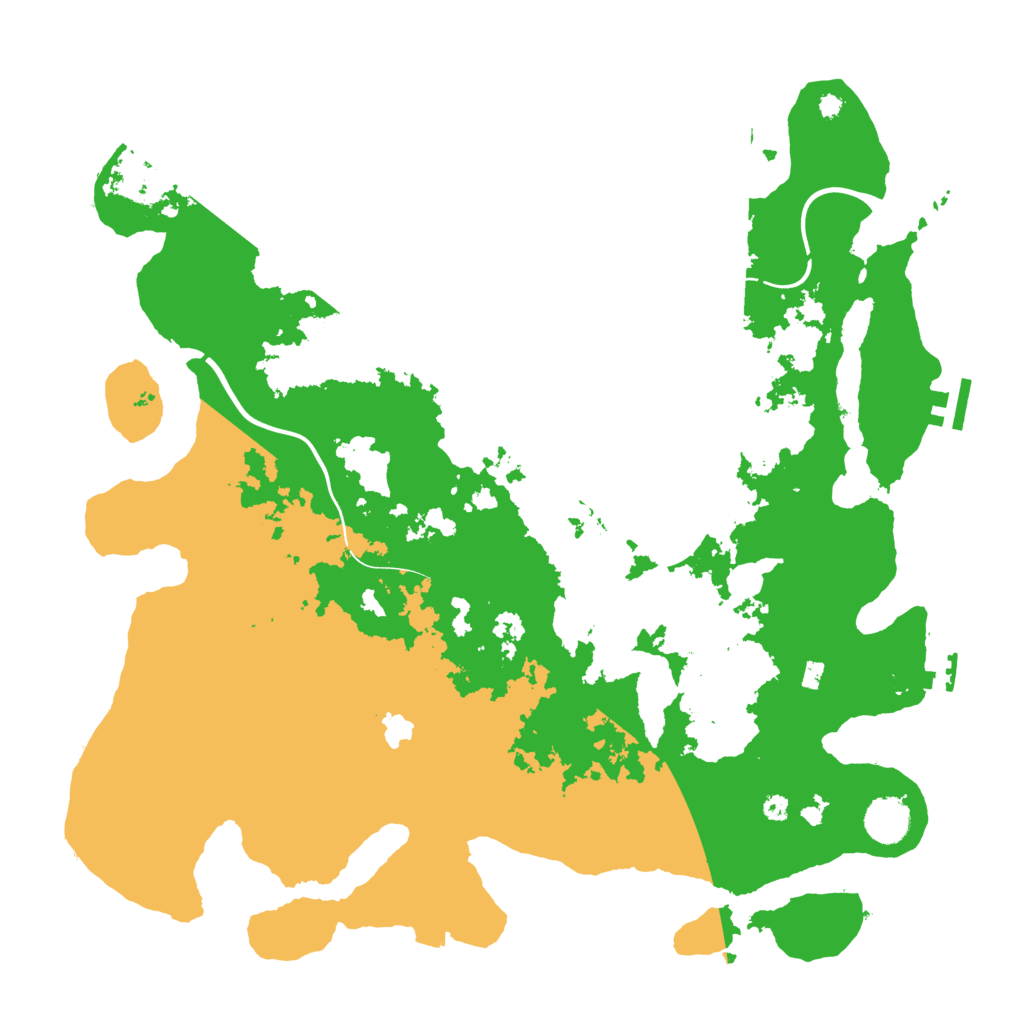 Biome Rust Map: Procedural Map, Size: 4000, Seed: 1978475469
