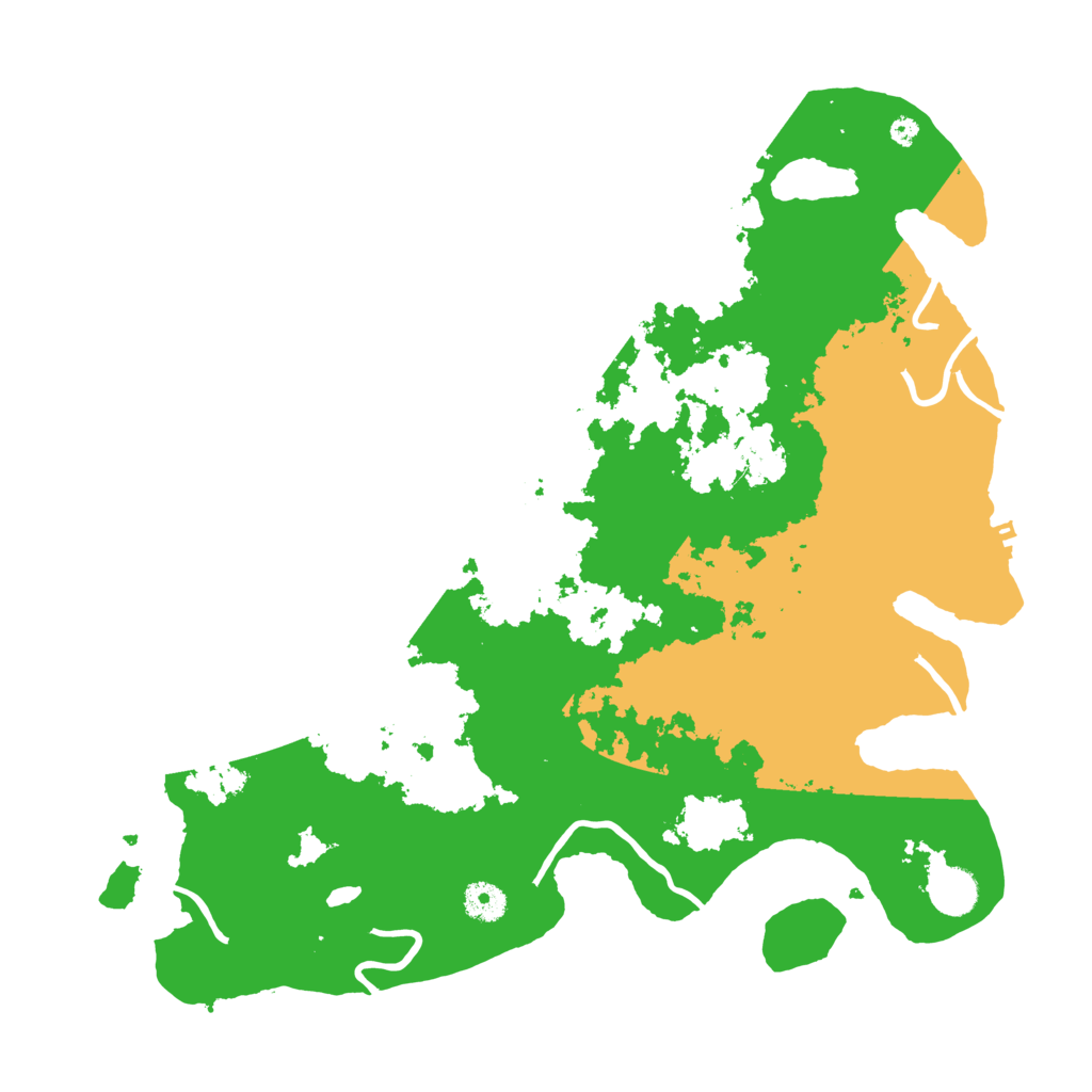 Biome Rust Map: Procedural Map, Size: 4000, Seed: 304467