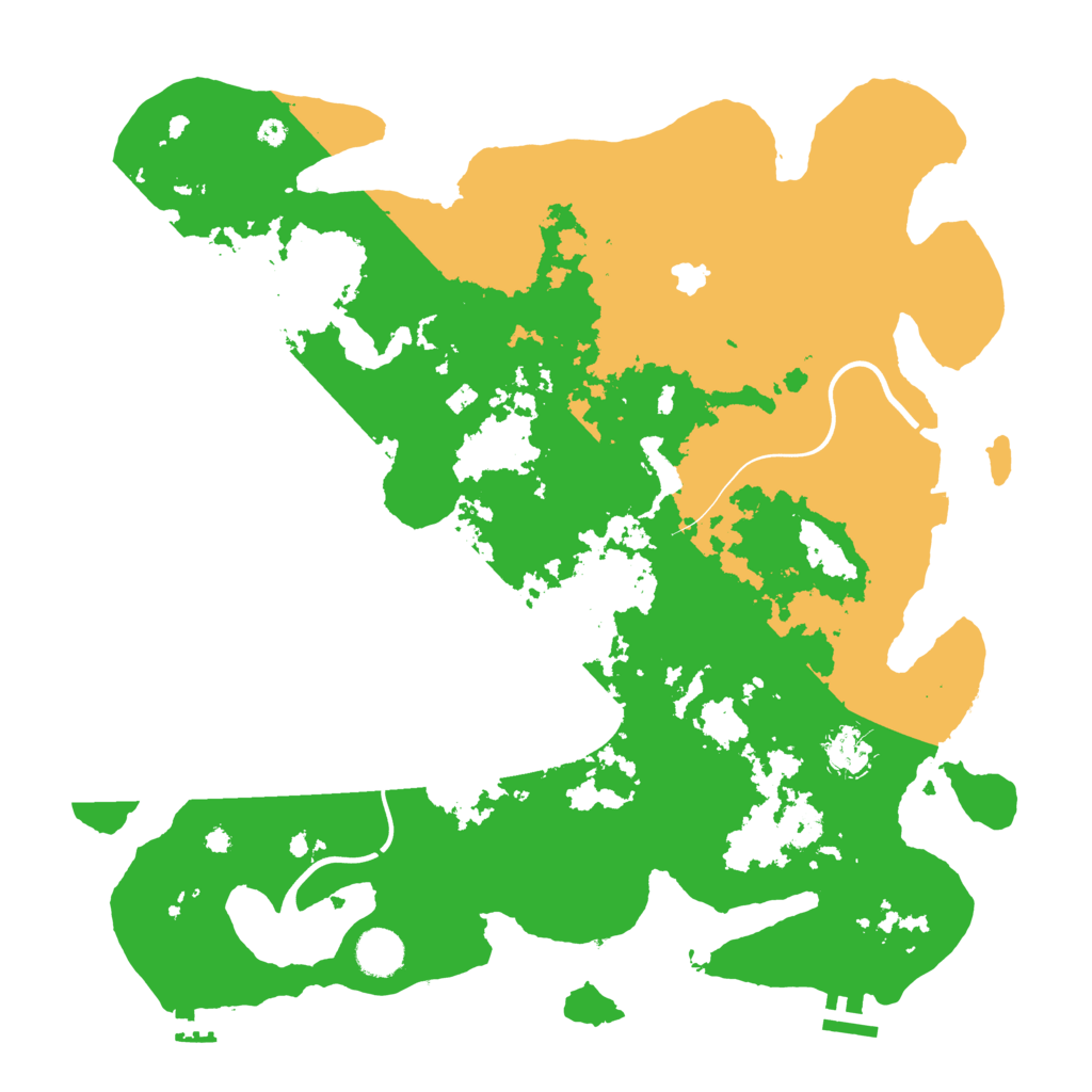 Biome Rust Map: Procedural Map, Size: 4000, Seed: 31454174