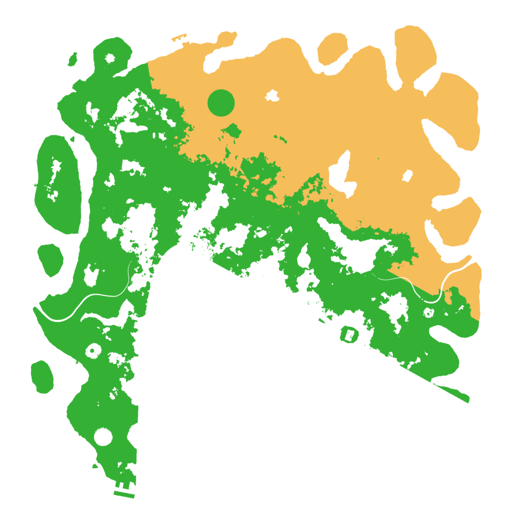 Biome Rust Map: Procedural Map, Size: 5000, Seed: 73391835