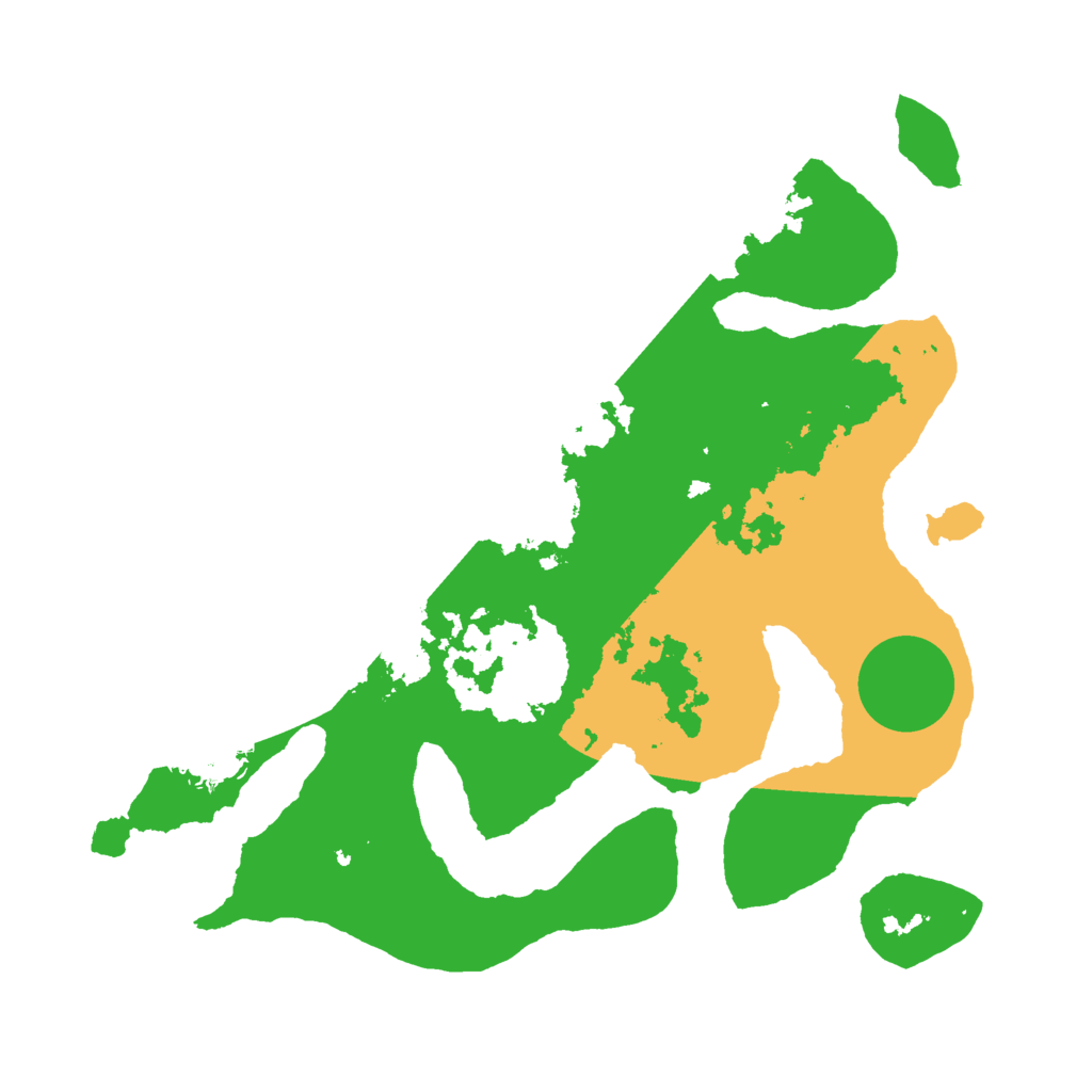 Biome Rust Map: Barren, Size: 3000, Seed: 59152963