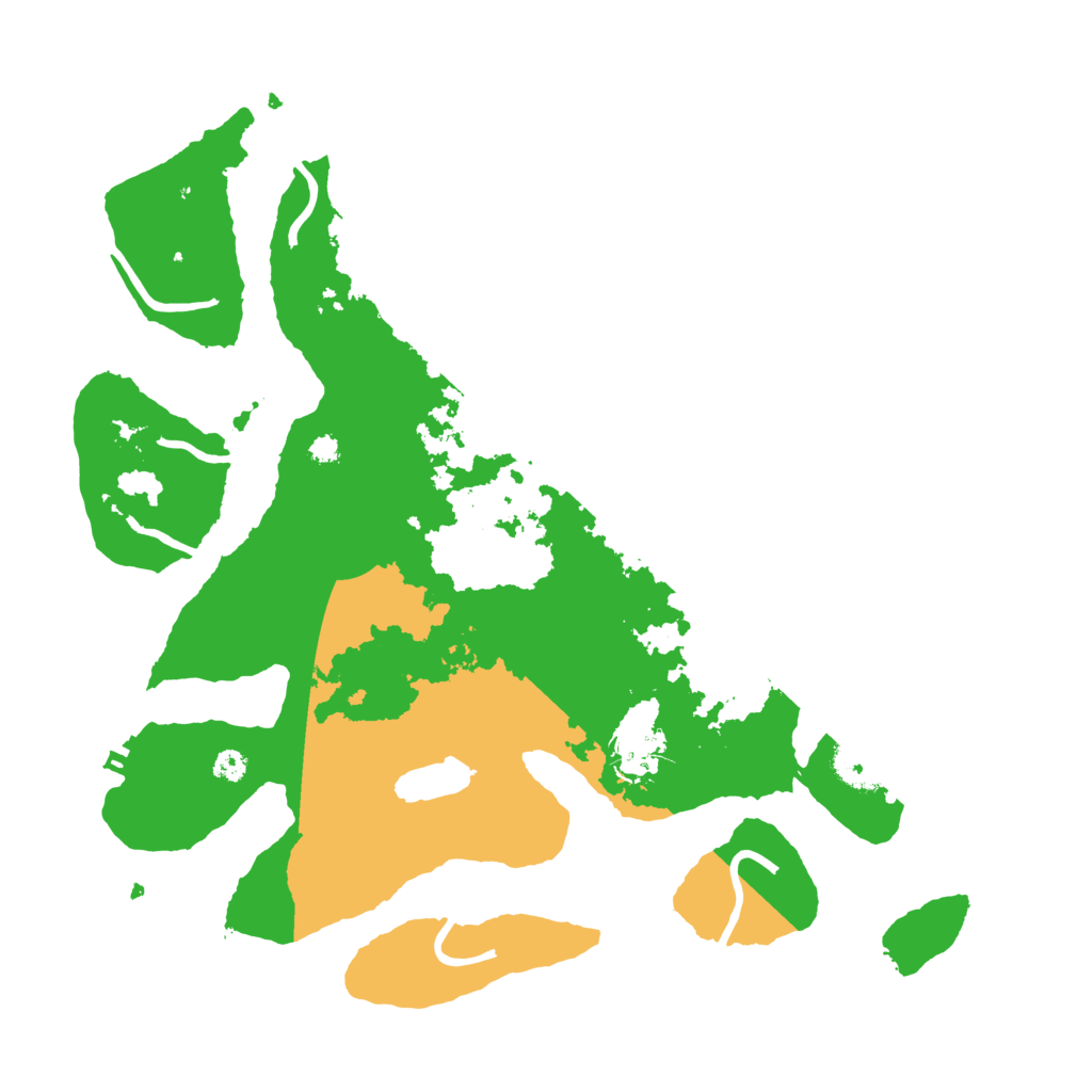 Biome Rust Map: Procedural Map, Size: 3500, Seed: 2126383976