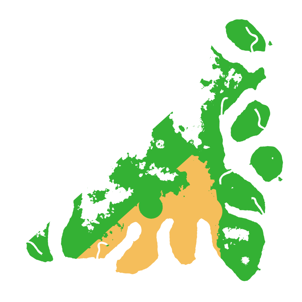 Biome Rust Map: Procedural Map, Size: 3500, Seed: 1166531