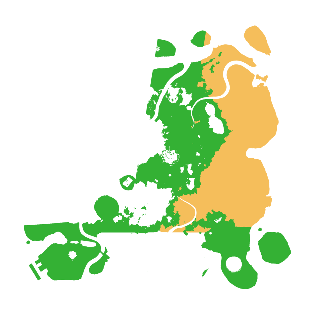 Biome Rust Map: Procedural Map, Size: 3500, Seed: 1064270369