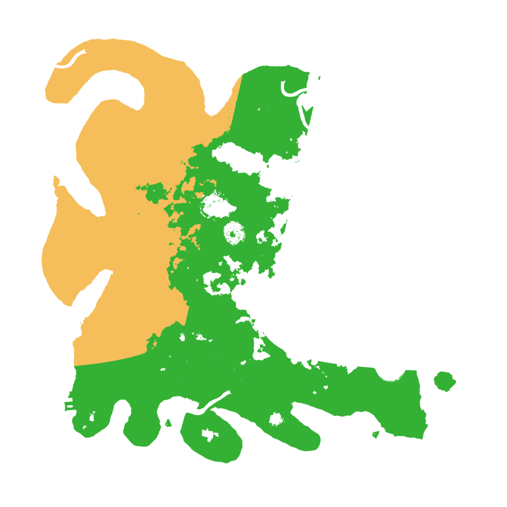 Biome Rust Map: Procedural Map, Size: 3500, Seed: 6422593