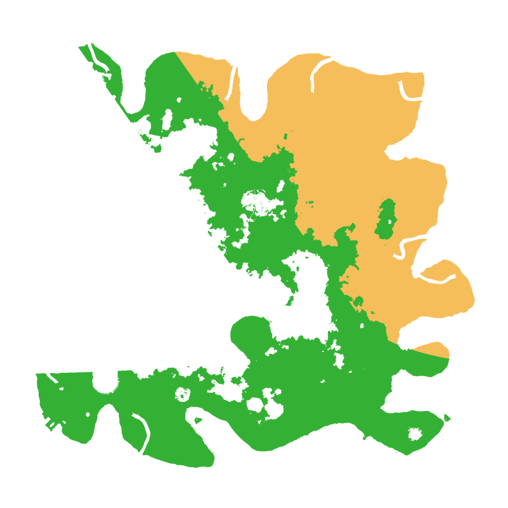 Biome Rust Map: Procedural Map, Size: 3500, Seed: 2389