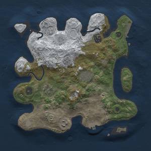 Thumbnail Rust Map: Procedural Map, Size: 3000, Seed: 648252, 14 Monuments