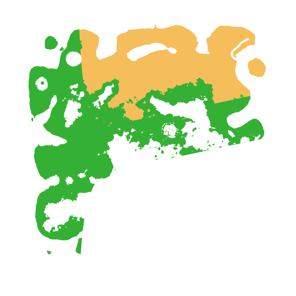 Biome Rust Map: Procedural Map, Size: 3500, Seed: 1924758