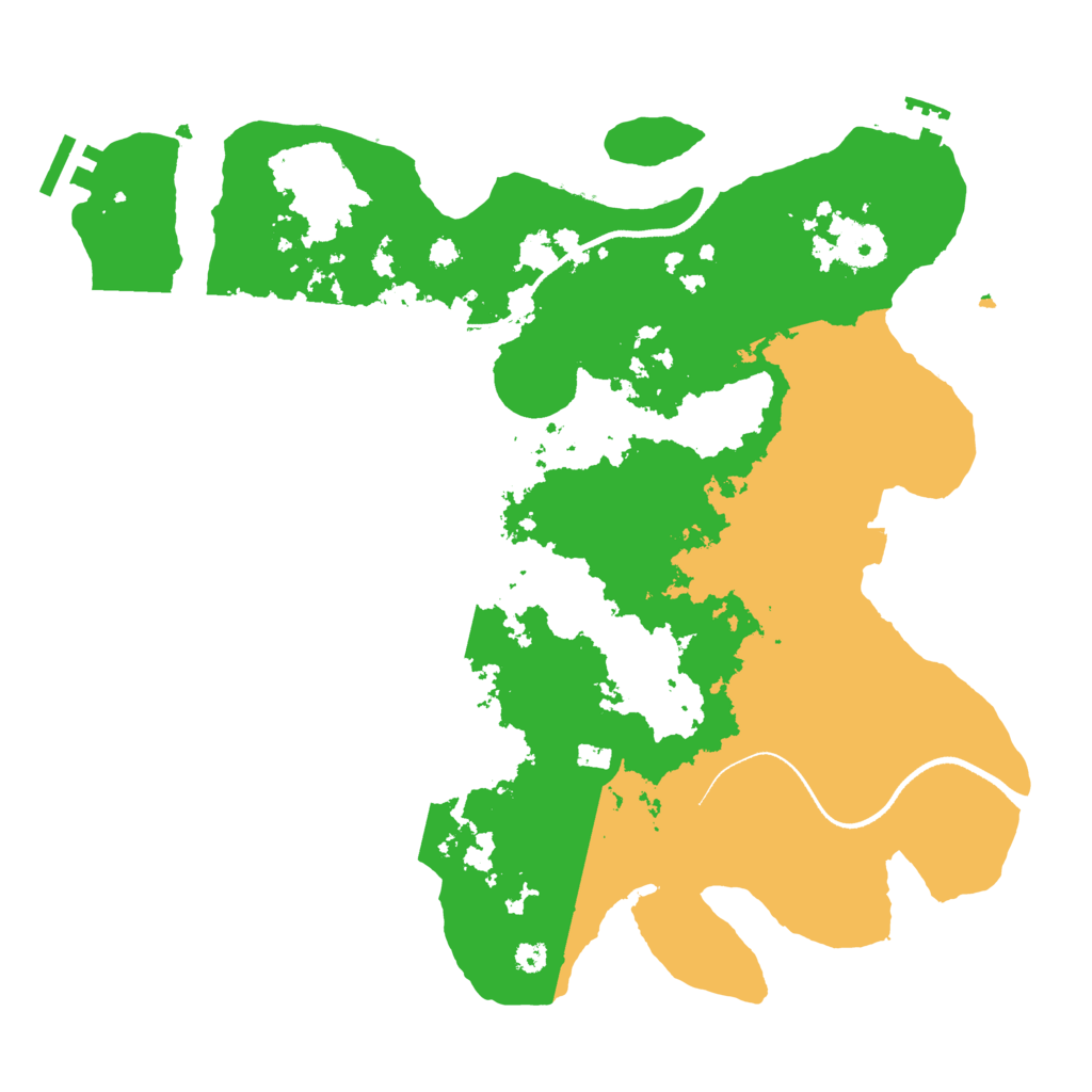 Biome Rust Map: Procedural Map, Size: 3500, Seed: 679921270