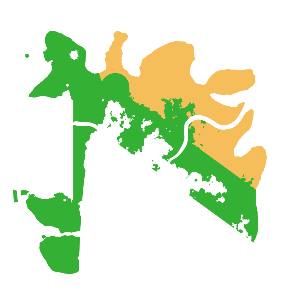 Biome Rust Map: Procedural Map, Size: 3000, Seed: 728873752