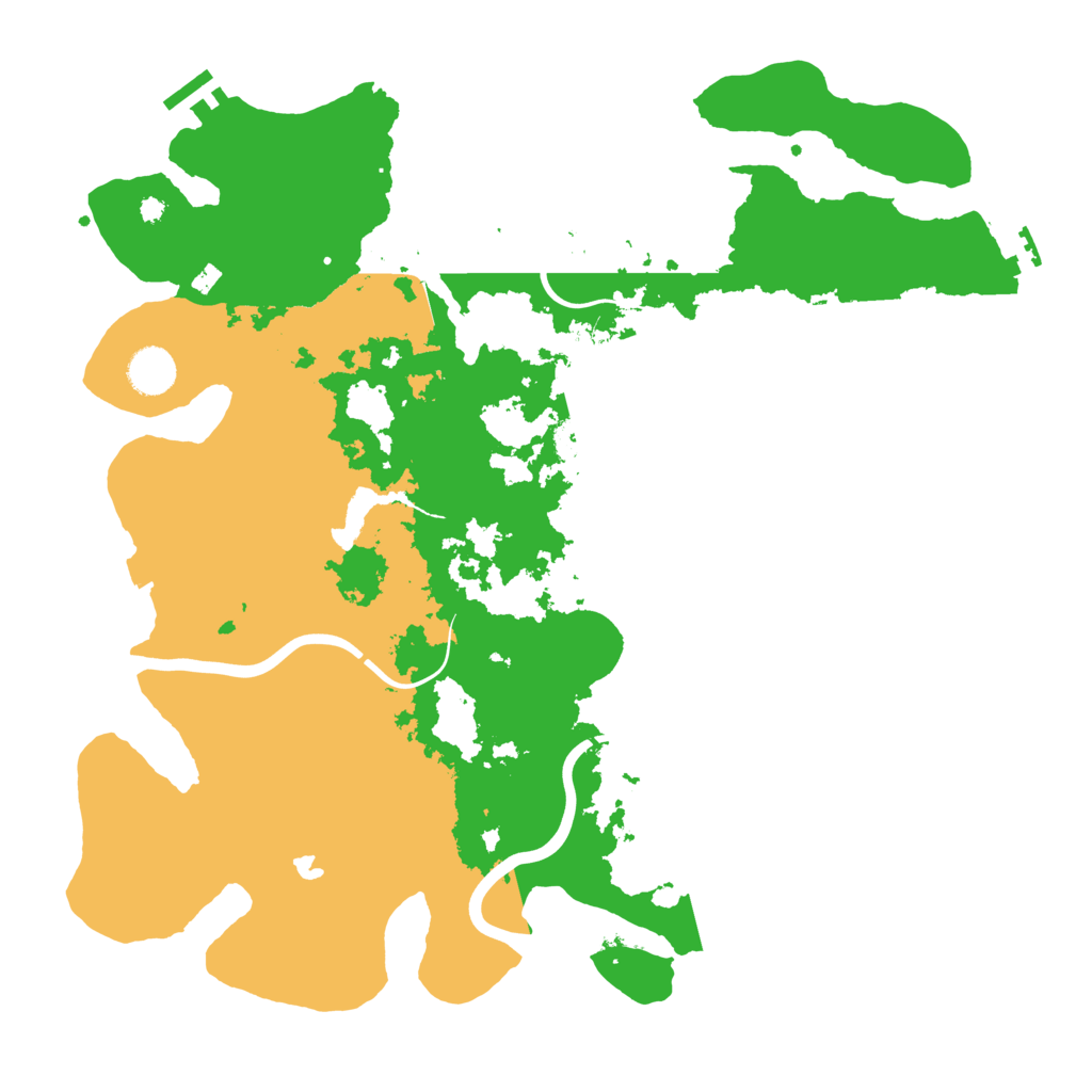 Biome Rust Map: Procedural Map, Size: 4000, Seed: 18271