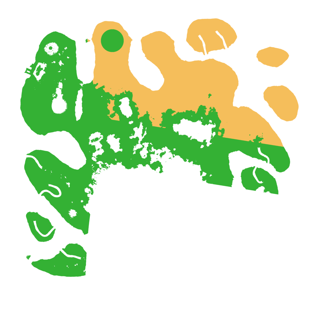 Biome Rust Map: Procedural Map, Size: 3700, Seed: 1018118474