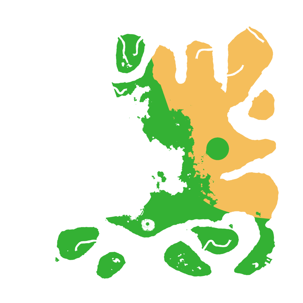 Biome Rust Map: Procedural Map, Size: 3550, Seed: 1455924