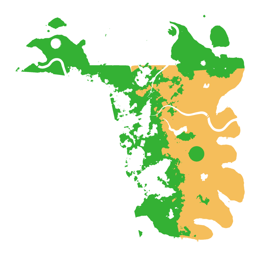 Biome Rust Map: Procedural Map, Size: 4500, Seed: 5209541