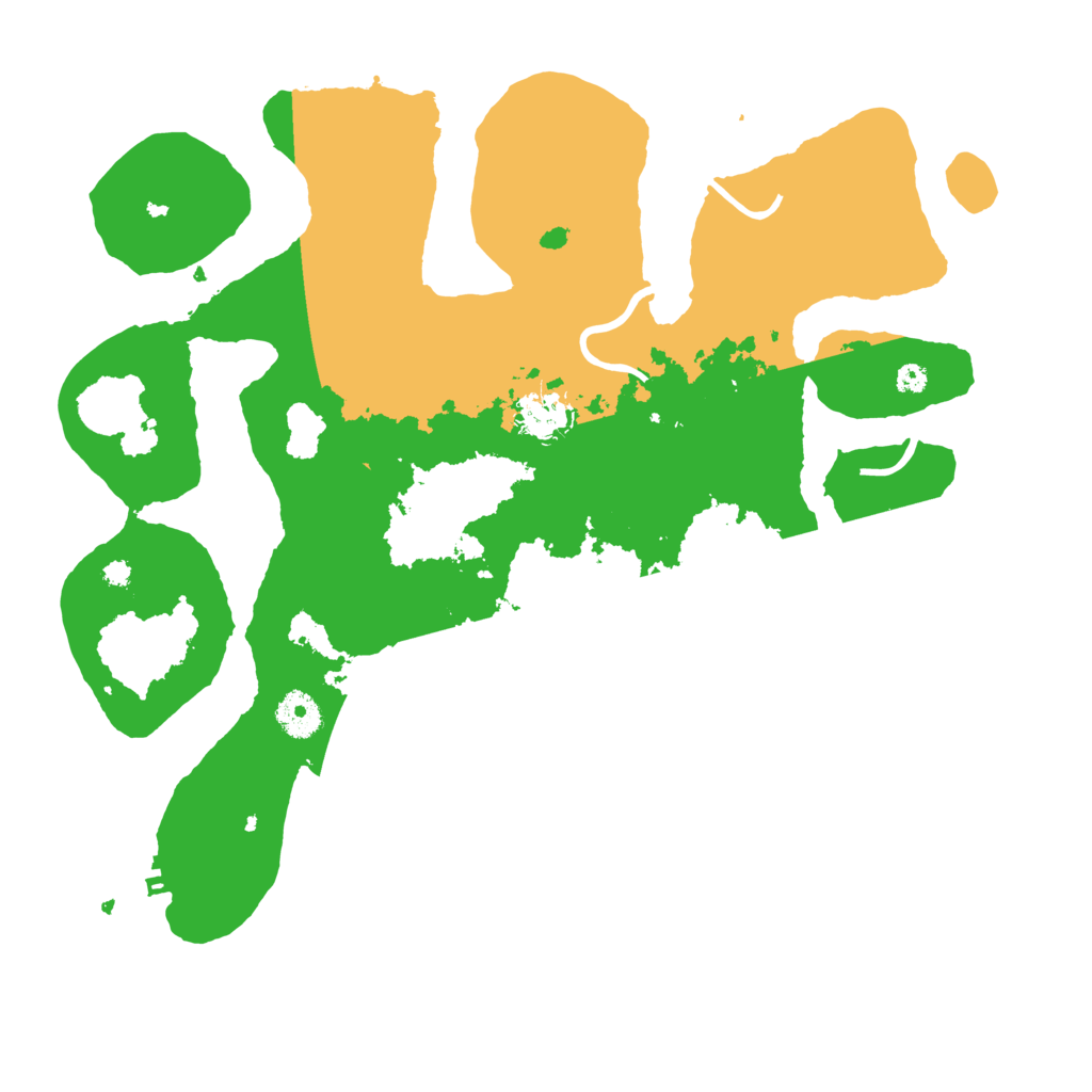 Biome Rust Map: Procedural Map, Size: 3700, Seed: 1027049384